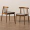 Baxton Studio Wyatt Mid-Century Modern Walnut Wood Dining Chair, PK2 142-8021 - alternate 6
